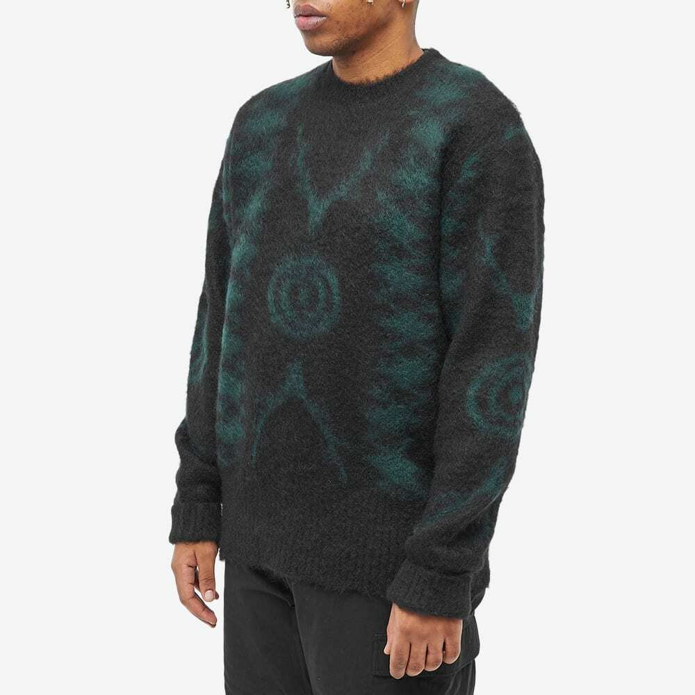 South2 West8 Men's Mohair Logo Knit in Black South2 West8