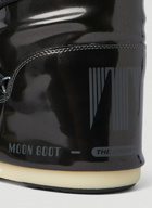 Vinyl Icon Snow Boots in Black