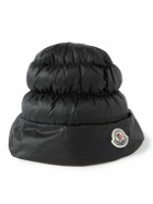 Moncler Genius - Pharrell Williams Logo-Appliquéd Quilted Shell Down Bucket Hat - Black