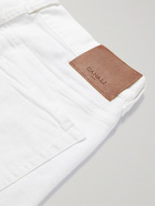 CANALI - Slim-Fit Stretch-Denim Jeans - White - 46