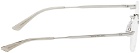 Montblanc Silver Rimless Glasses