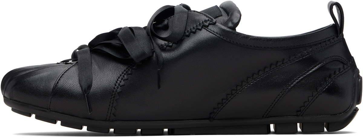 Simone Rocha Black Ballerina Grip Sneakers