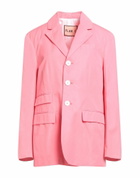 Plan C Womens Blazer in Pink