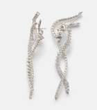 Yeprem Y-Couture 18kt white gold drop earrings with diamonds