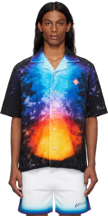 Photo: Casablanca Multicolor Gradient Towelling Shirt