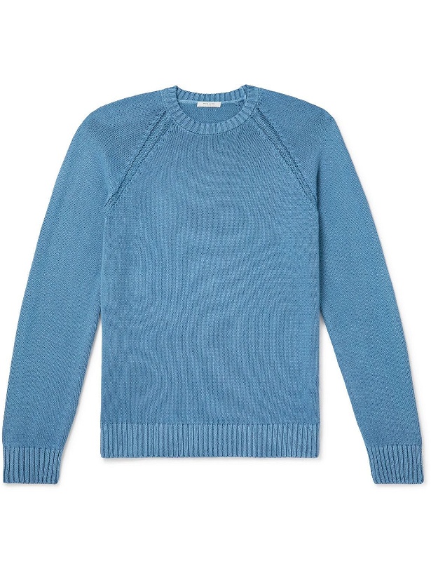 Photo: Boglioli - Cotton Sweater - Blue