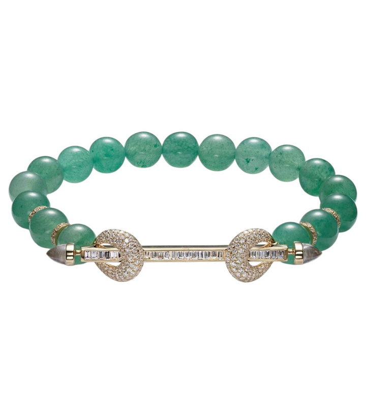 Photo: Ananya Chakra 18kt gold bracelet with gemstones