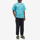 Human Made Men's Feather Aloha Vacation Shirt in Blue