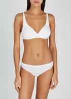 Hanro Sensation White Soft-cup Bra, Bra, Elasticated Underband
