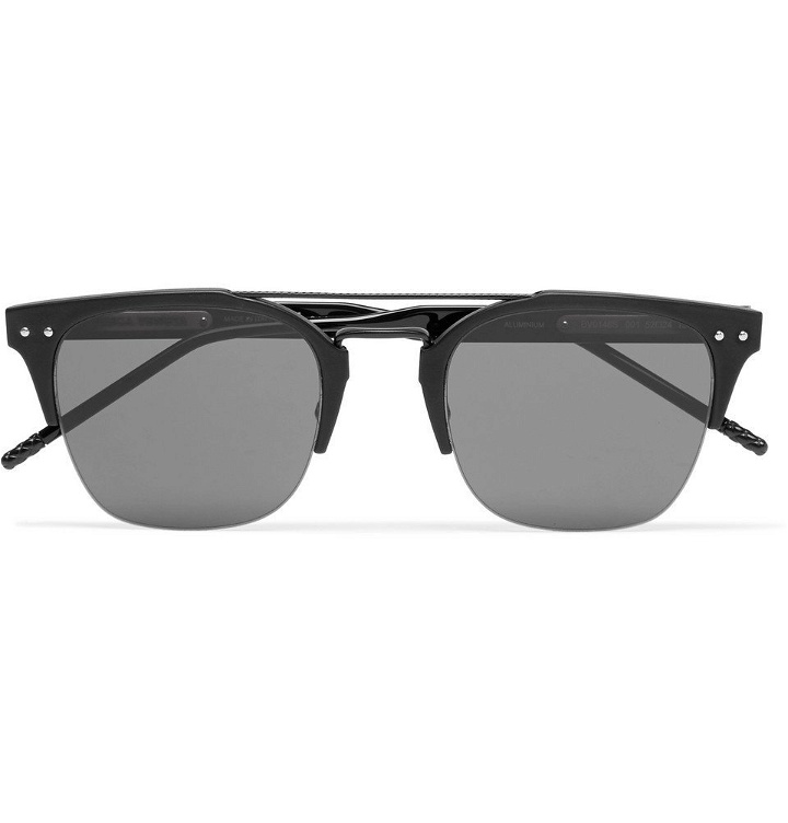 Photo: Bottega Veneta - Square-Frame Acetate Sunglasses - Men - Black