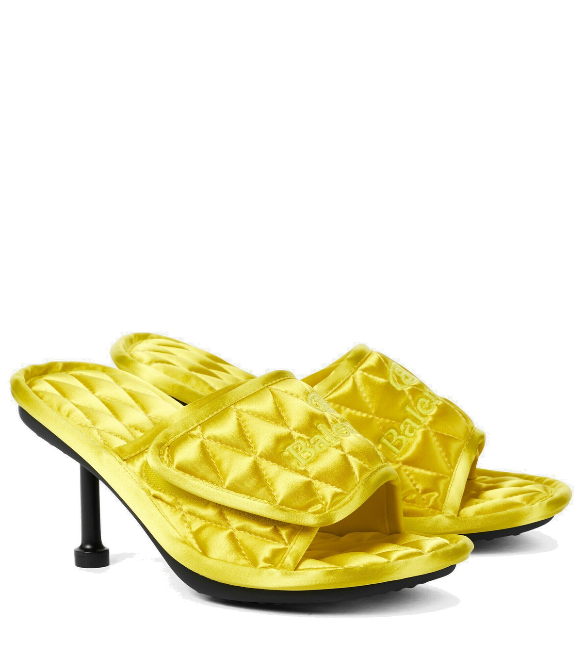 balenciaga embellished satin sandals