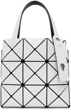 BAO BAO ISSEY MIYAKE White Carat Small Bag