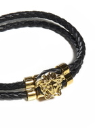 Versace la Medusa Leather Bracelet