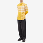 Burberry Men's Somerton Check Shirt in Marigold Ip Check