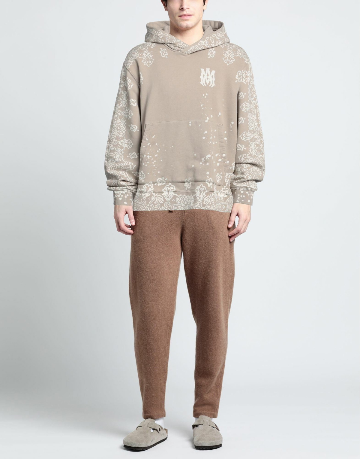 Amiri Mens Sweatshirt in Sand