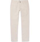 NN07 - Simon Tapered Linen Trousers - Ecru