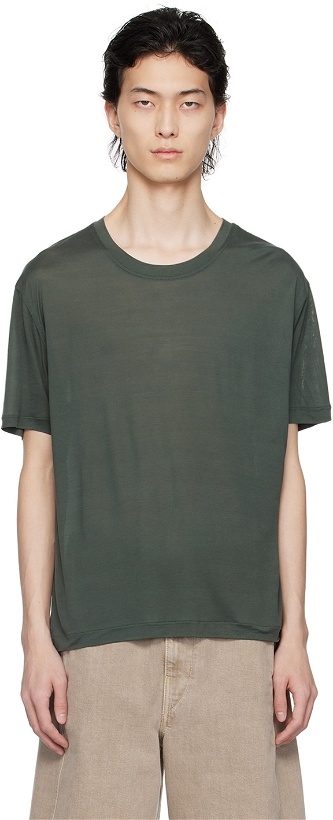 Photo: LEMAIRE Green Soft T-Shirt