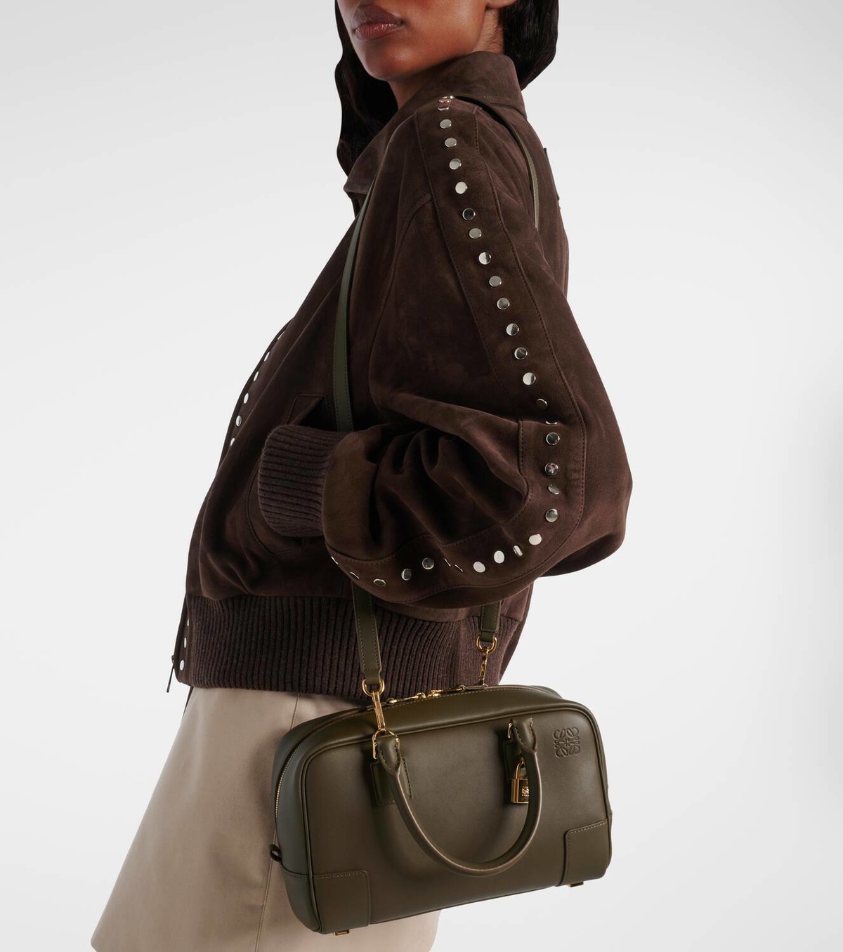 Loewe Amazona 23 leather tote bag