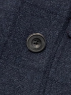 Rubinacci - Ulster Double-Breasted Checked Wool Coat - Blue