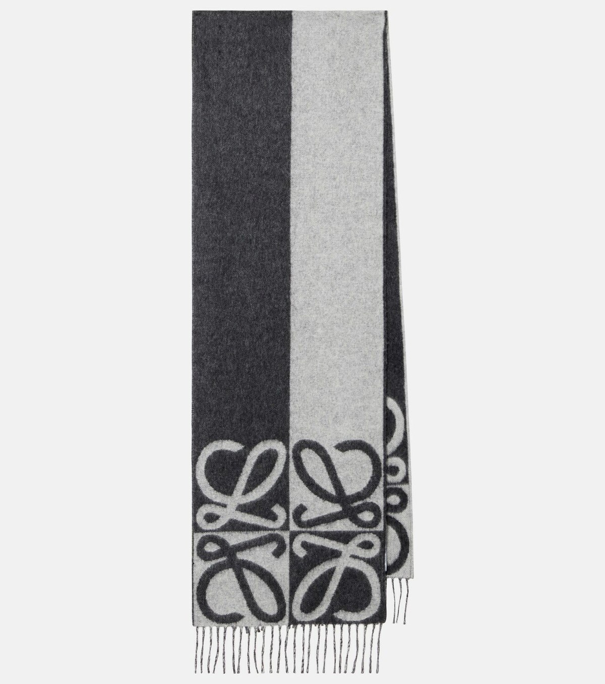 Loewe Anagram wool and cashmere scarf