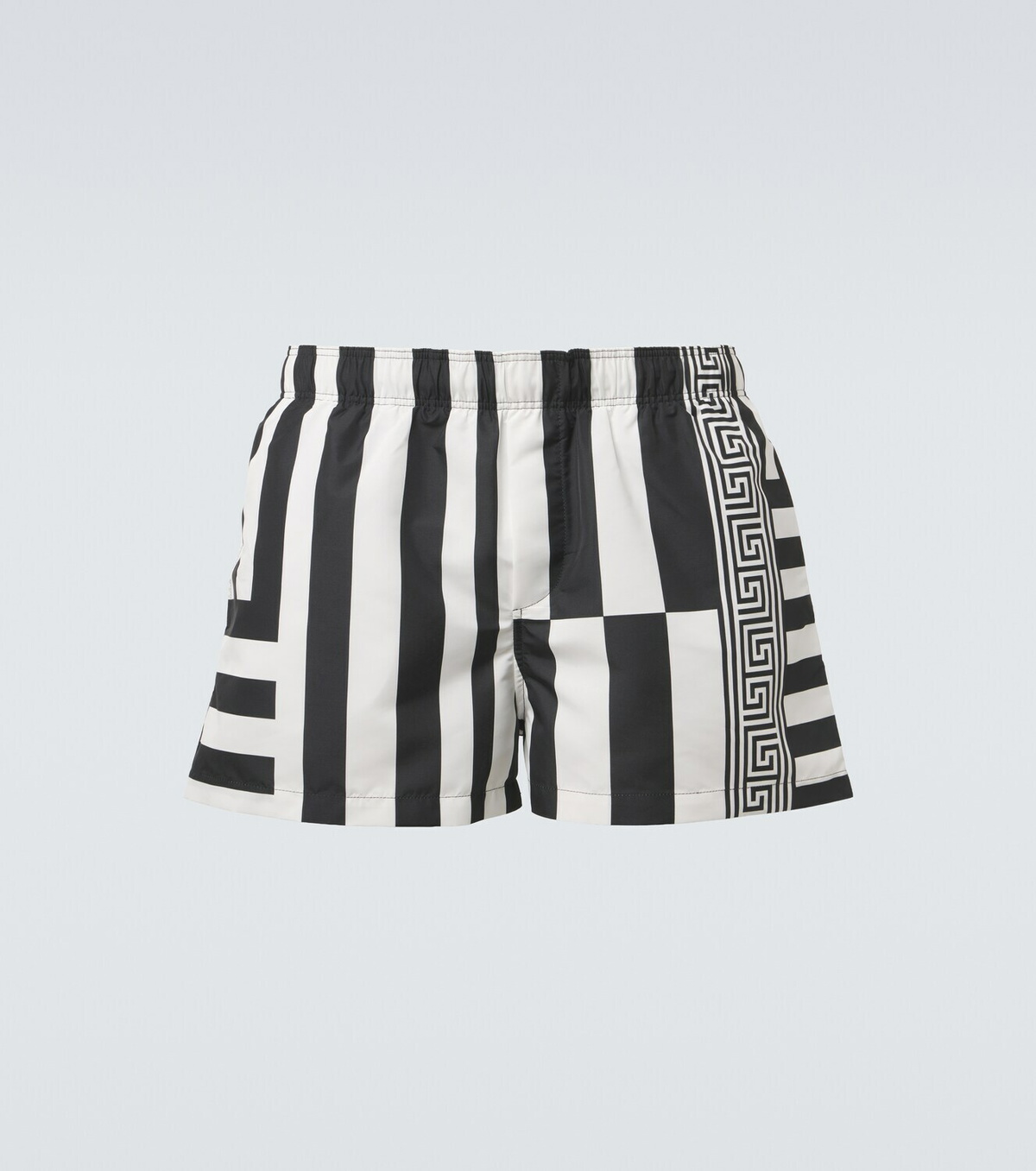 Versace Striped swim trunks