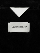 Oliver Spencer - Mansfield Slim-Fit Cotton-Velvet Suit Jacket - Black