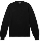 TOM FORD - Cotton and Silk-Blend Sweater - Black