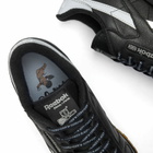 Reebok x PLACES + FACES Classic Leather Sneakers in Black/Silver