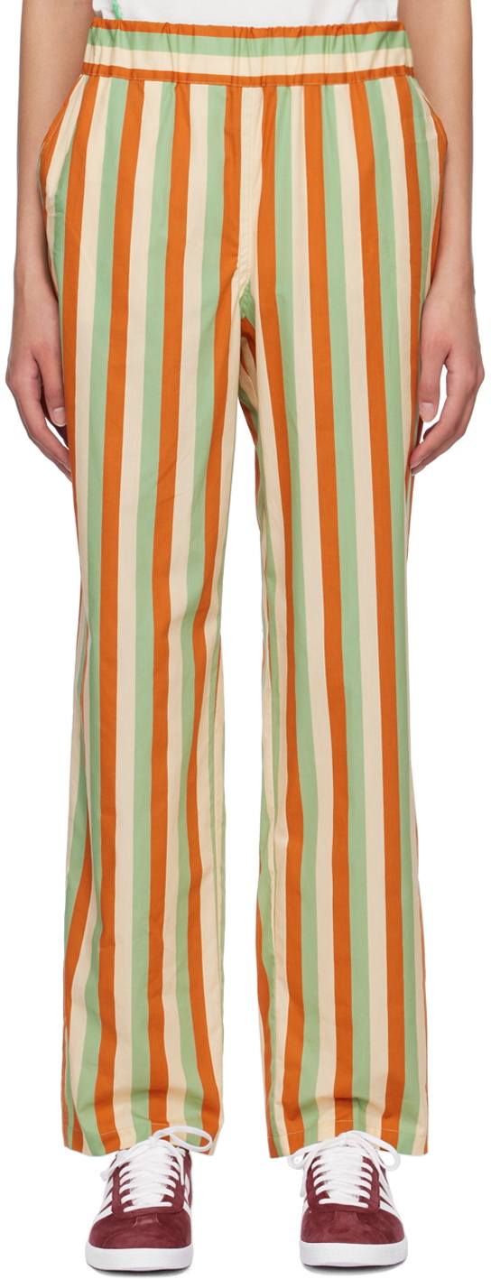 Caro Editions Orange Fleur Trousers
