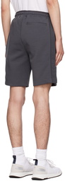 BOSS Gray Drawstring Shorts