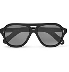 Cubitts - Penton Aviator-Style Acetate Sunglasses - Black