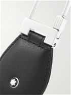 Montblanc - Meisterstück Leather and Palladium-Plated Key Fob