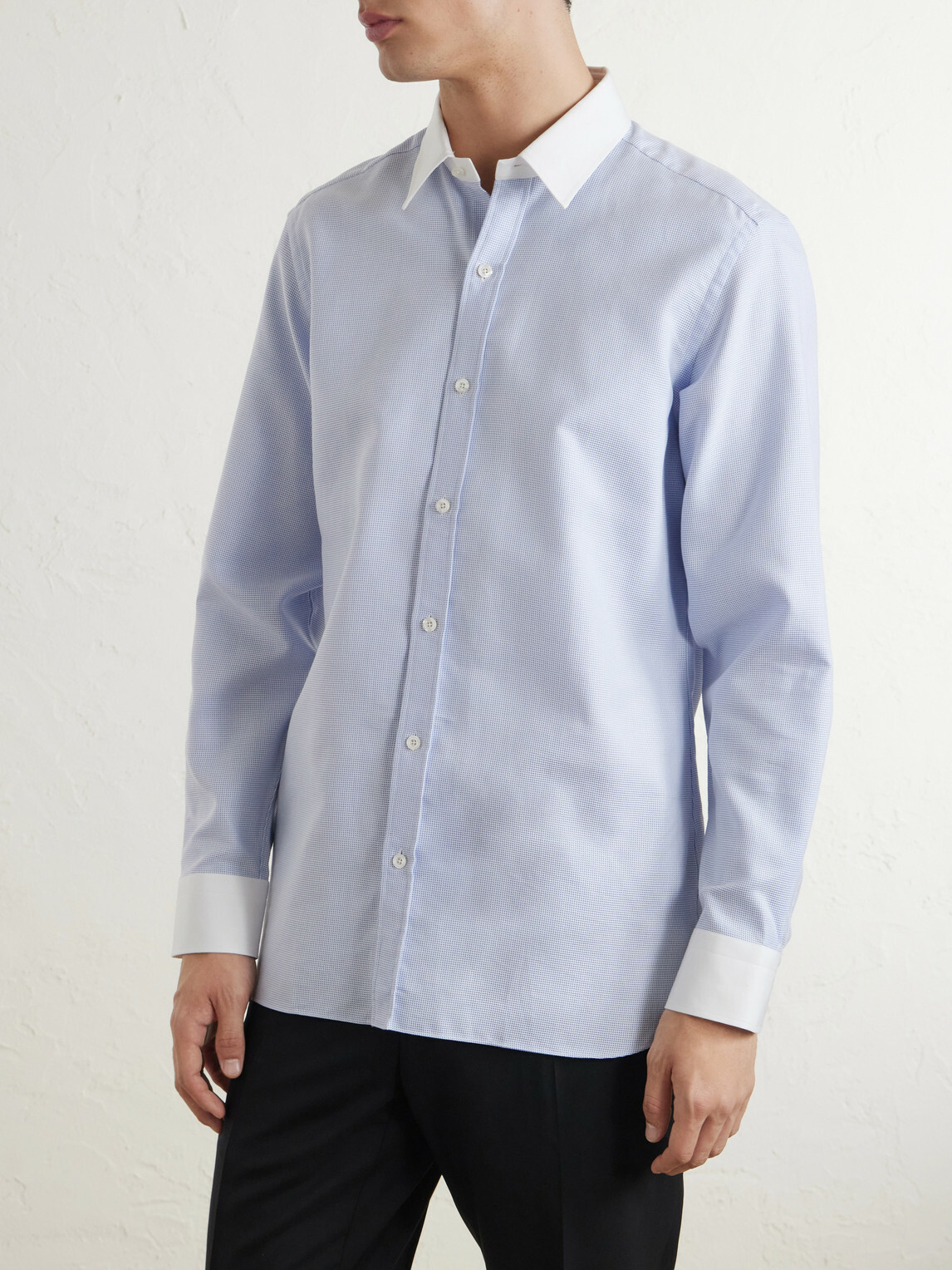 TOM FORD - Silk Shirt - Blue