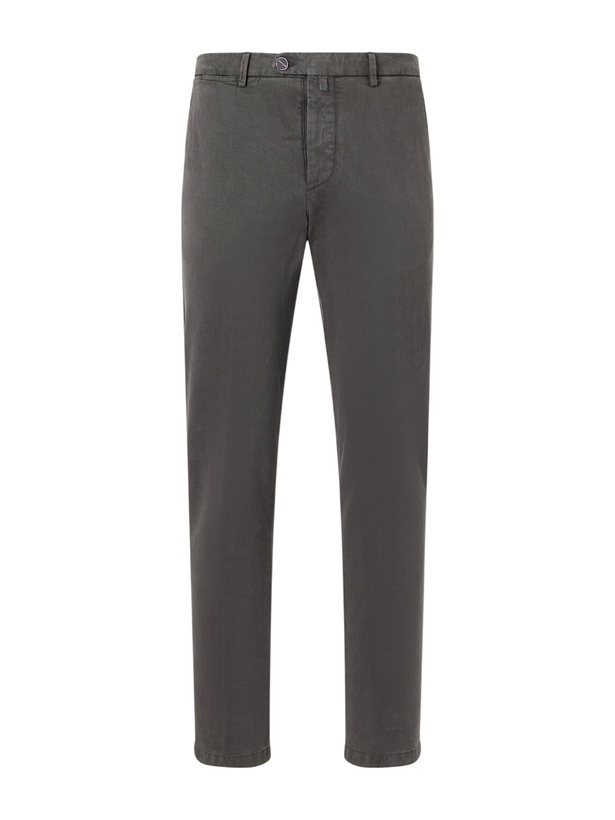 Photo: Kiton - Straight-Leg Lyocell-Blend Trousers - Brown