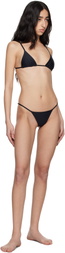 DU CIEL Black Malo Bikini Bottom