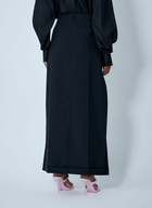 Alexander Wang Tailored Wool-Mohair Maxi Skirt