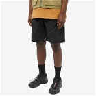 And Wander Men's Breathable Ripstop Short in Black