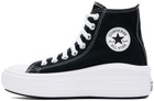 Converse Black & White Chuck Taylor All Star Move High Top Sneaker