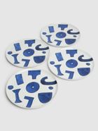 ALESSI Set Of 4 Itsumo Dinner Plates