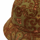 Bricks & Wood Men's Damask Bucket Hat in Green