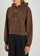 Jacquemus Le Hoodie Gros Grain Hooded Cotton Sweatshirt Brown Dark
