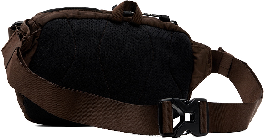 C.P. Company Brown Nylon B Crossbody Bag