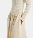 Polo Ralph Lauren Cotton and wool-blend maxi dress