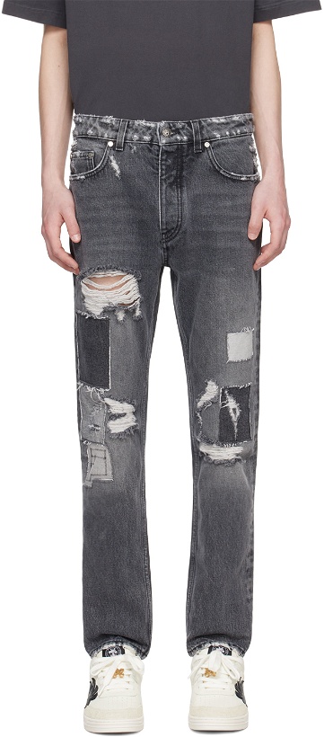 Photo: Palm Angels Black Destroyed Jeans