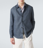 Zegna Cashmere, linen and silk overshirt