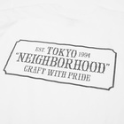 Neighborhood Men's Bar & Shield T-Shirt in White