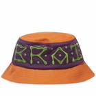 Brain Dead UFO Twill Bucket Hat in Terracotta