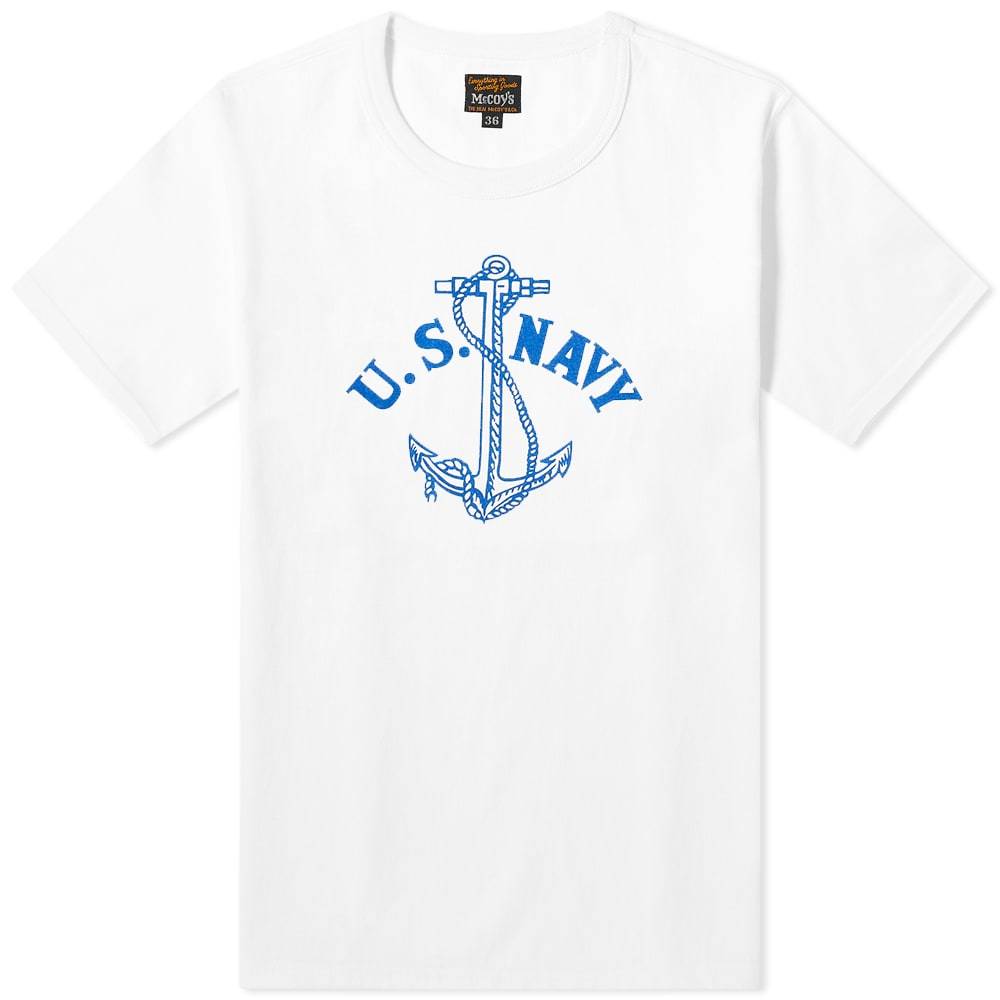 The Real McCoy's U.S. Navy Anchor Tee The Real McCoys