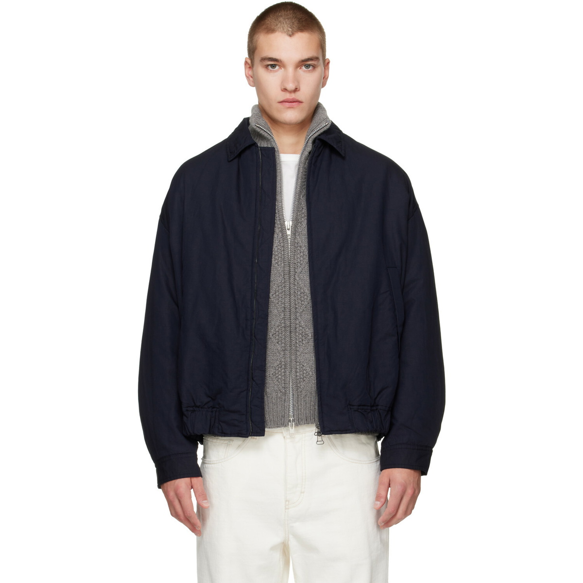 CASEY CASEY Black 3 Pieces Coat CASEY CASEY