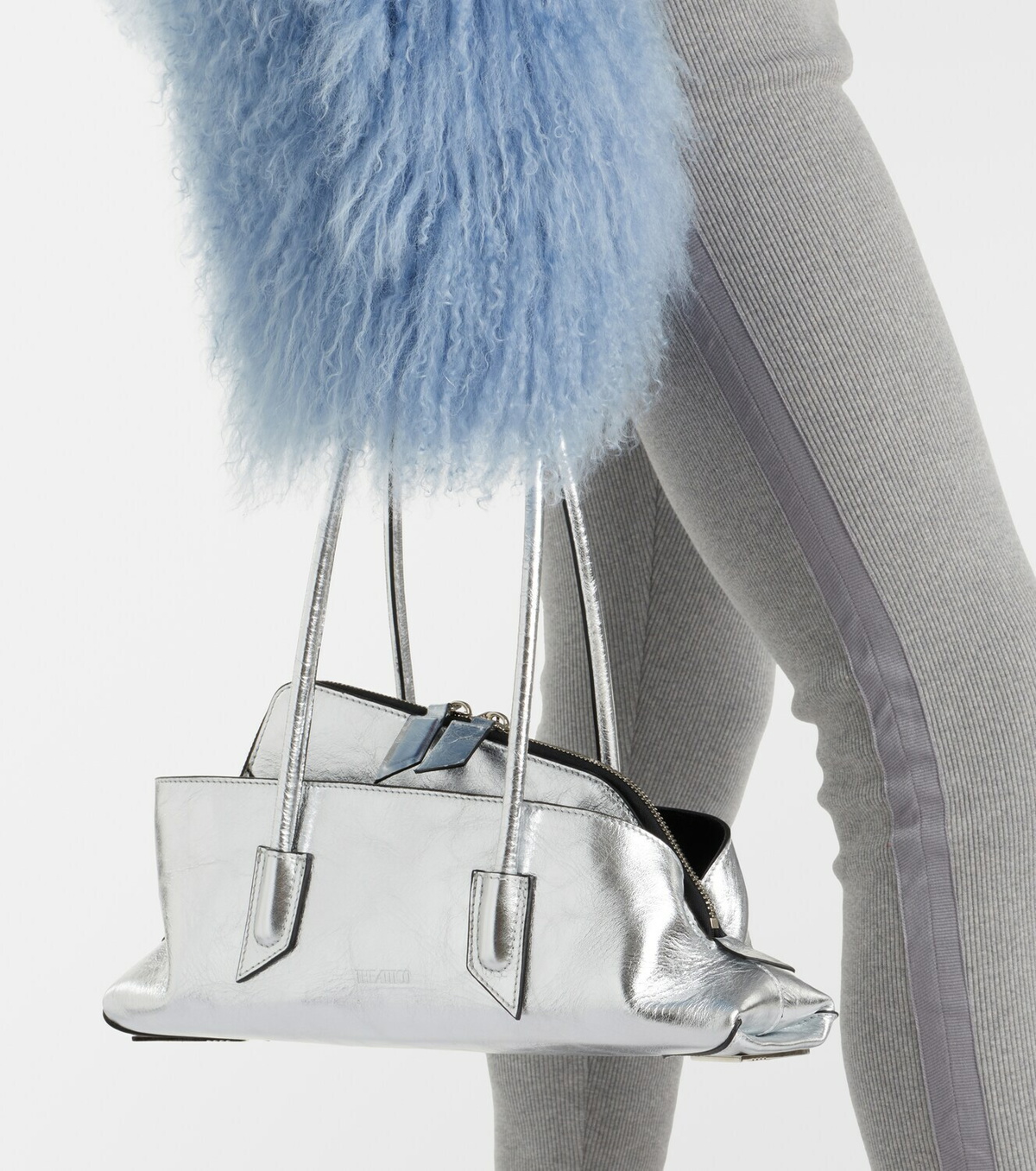 The Attico La Passeggiata Small leather tote bag